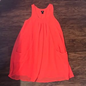 H&M Bright Flounce dress